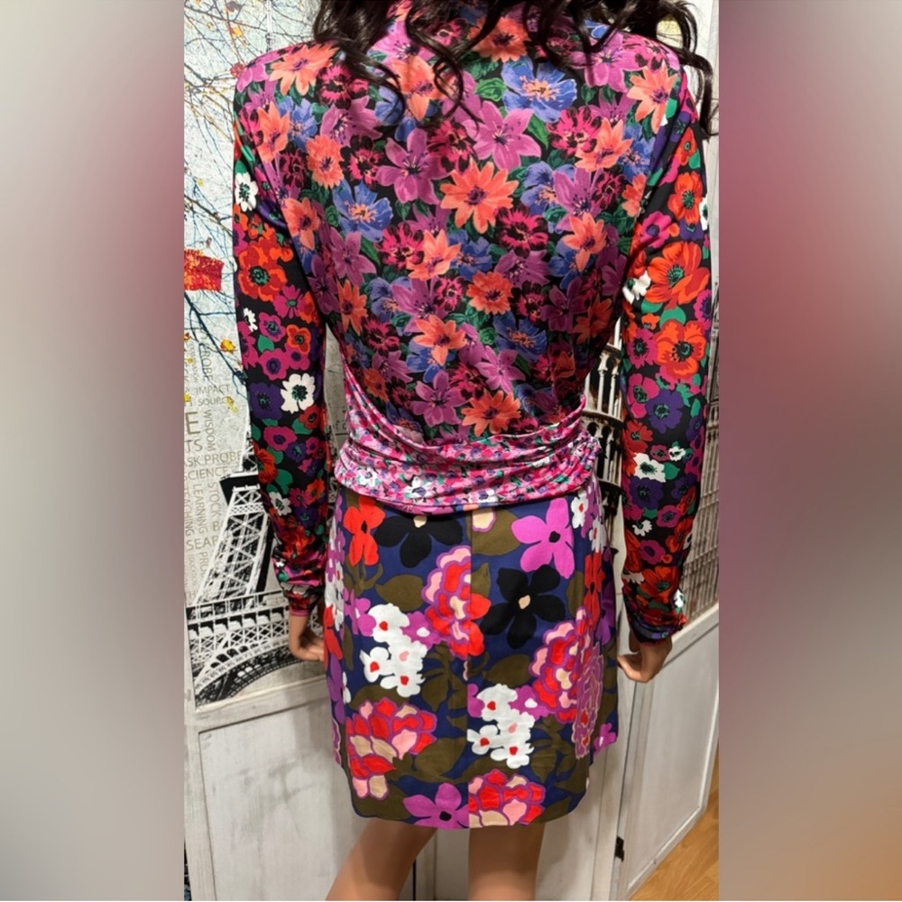 Zara Two-piece set: skirt and blouse Floral - Picture 6 of 14